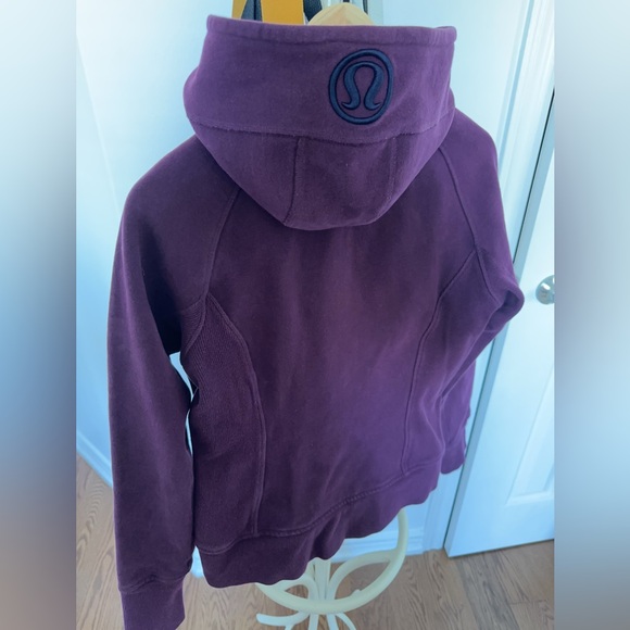 lululemon athletica Tops - Purple Lululemon Scuba Stretch Lined Hood Zip-Up Hoodie Size 6
